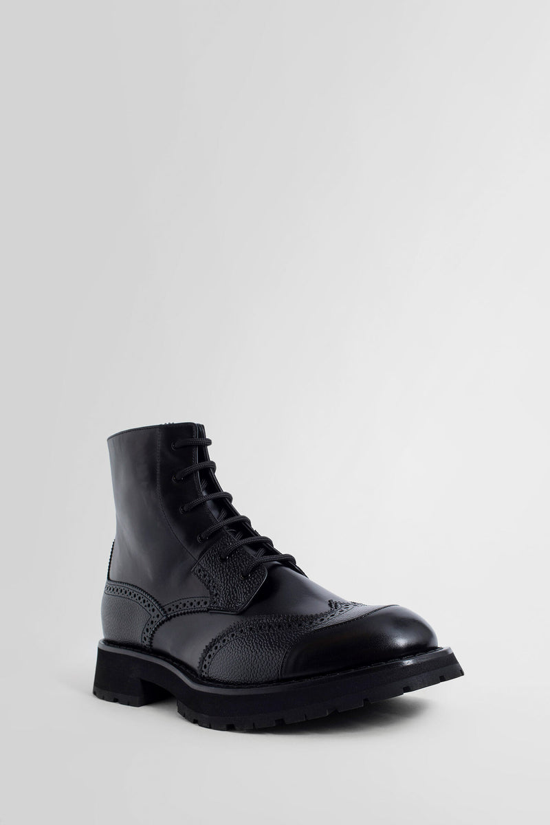 Alexander mcqueen discount black booties