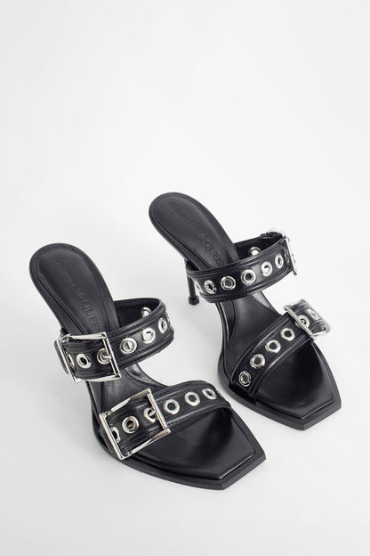 ALEXANDER MCQUEEN WOMAN BLACK MULES