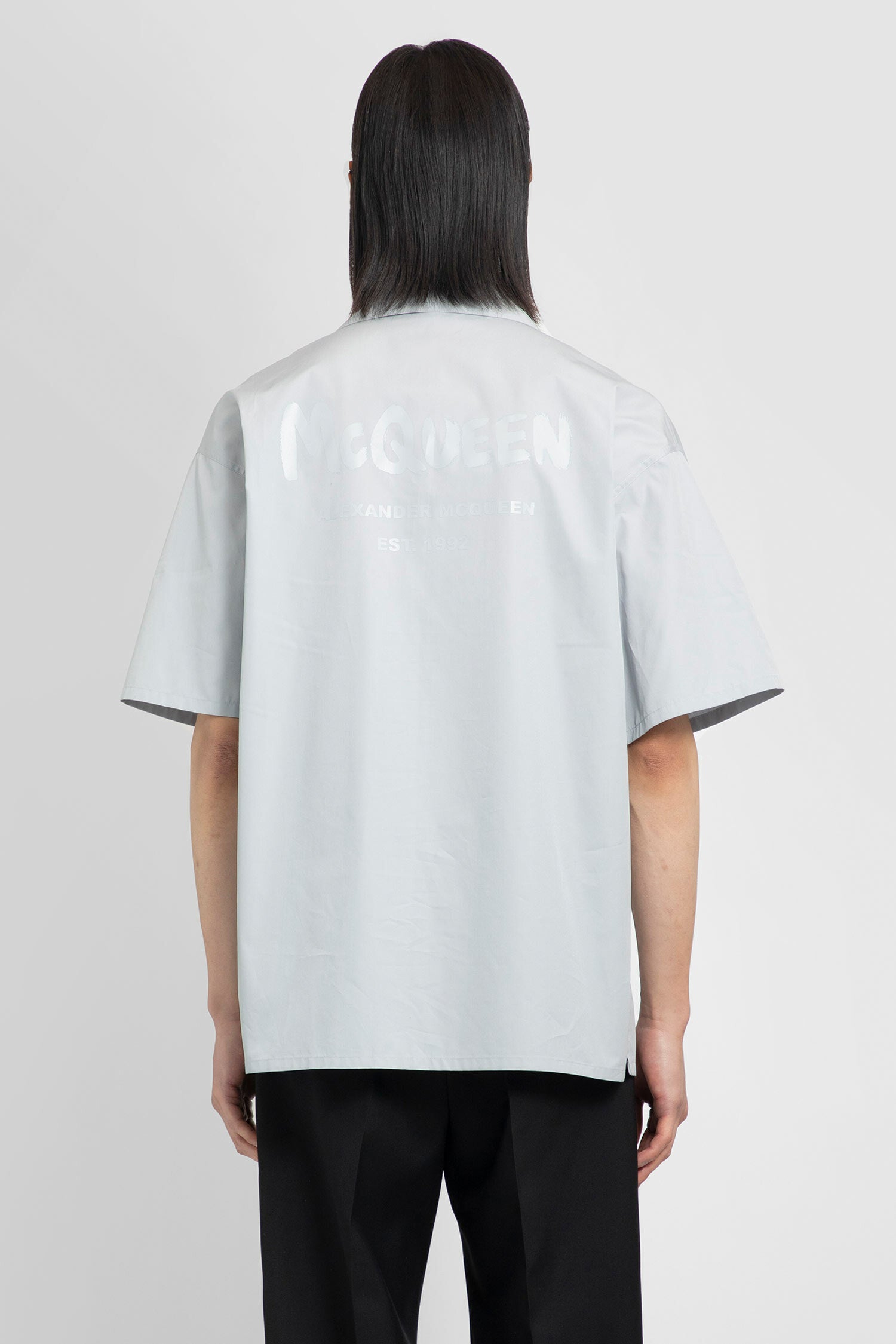 ALEXANDER MCQUEEN MAN GREY SHIRTS