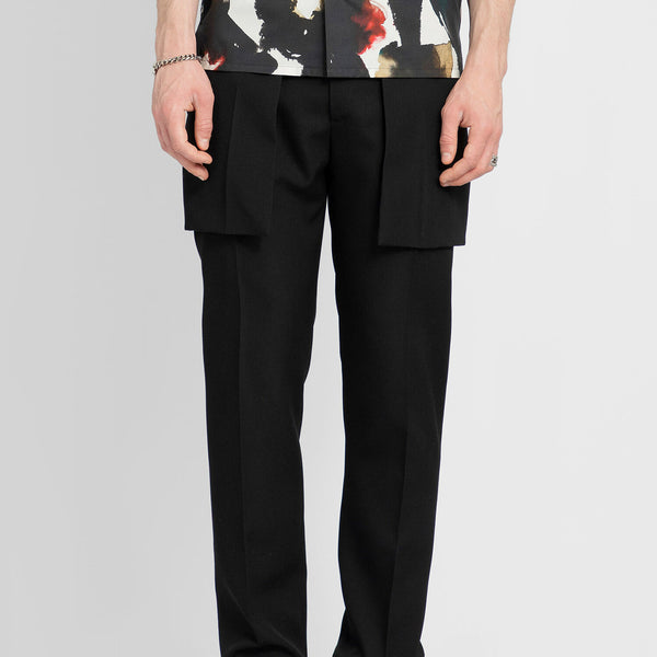 Alexander McQueen Wool Trousers with Waist Bow Train | Alexander mcqueen,  Clothes, Wool trousers
