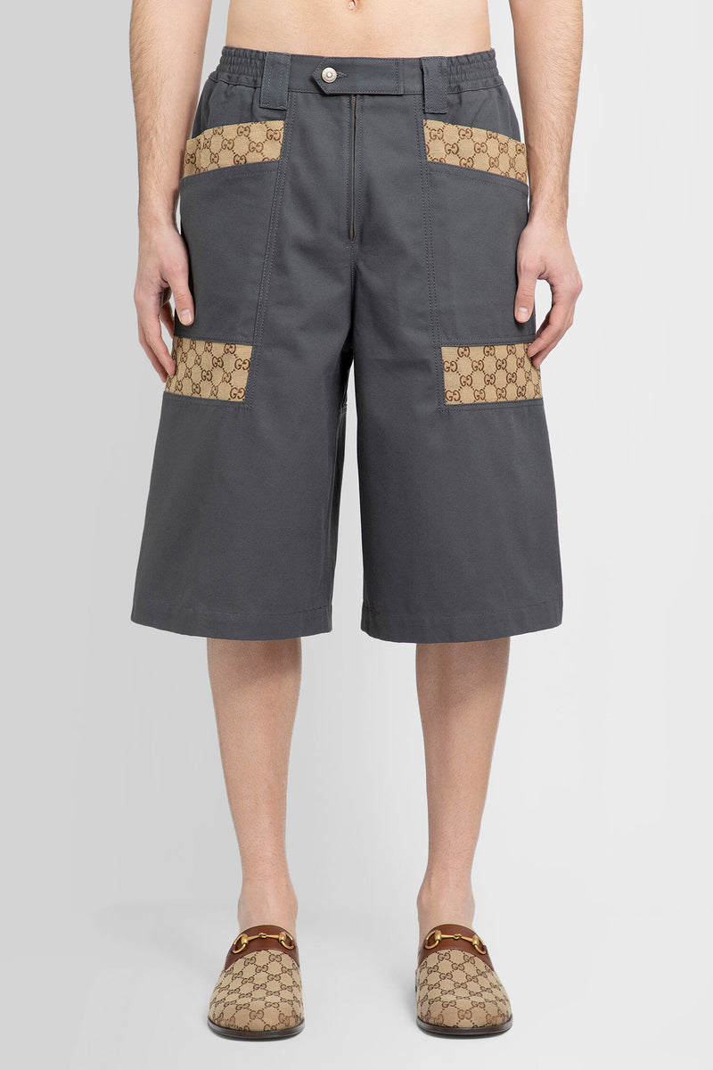 Products by Louis Vuitton: Monogram Patch Denim Shorts