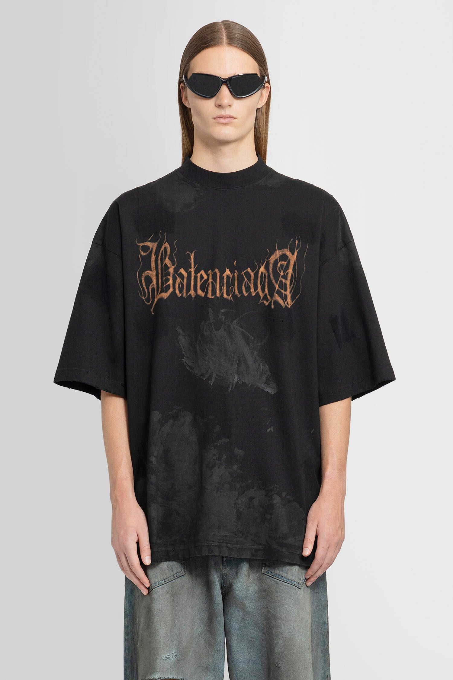 Balenciaga Metal BB black crew-neck t-shirt