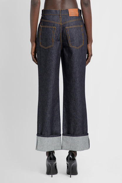 ALEXANDER MCQUEEN WOMAN BLUE JEANS