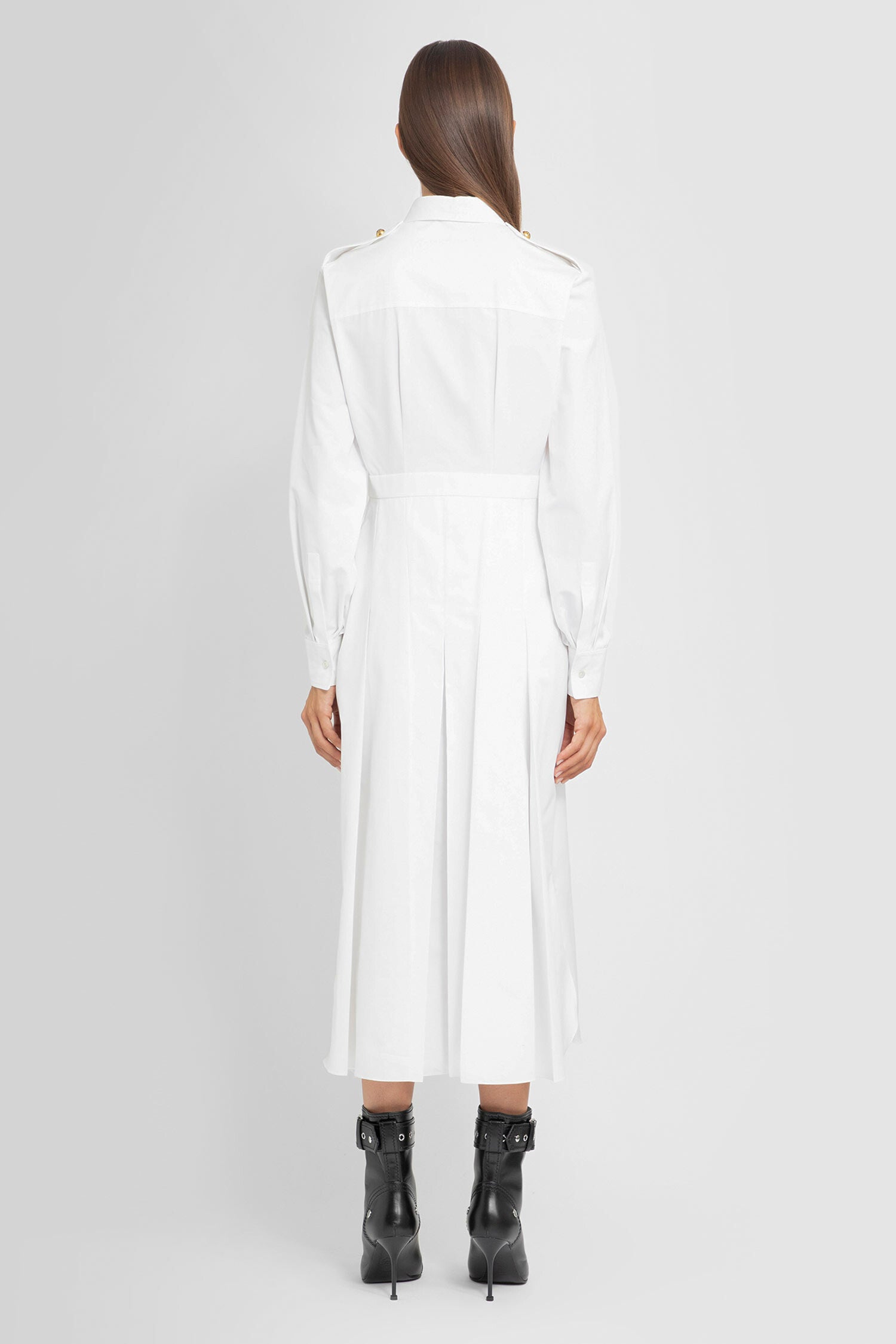 ALEXANDER MCQUEEN WOMAN WHITE DRESSES