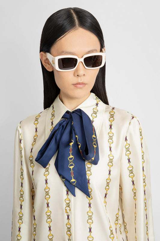 GUCCI WOMAN OFF-WHITE EYEWEAR