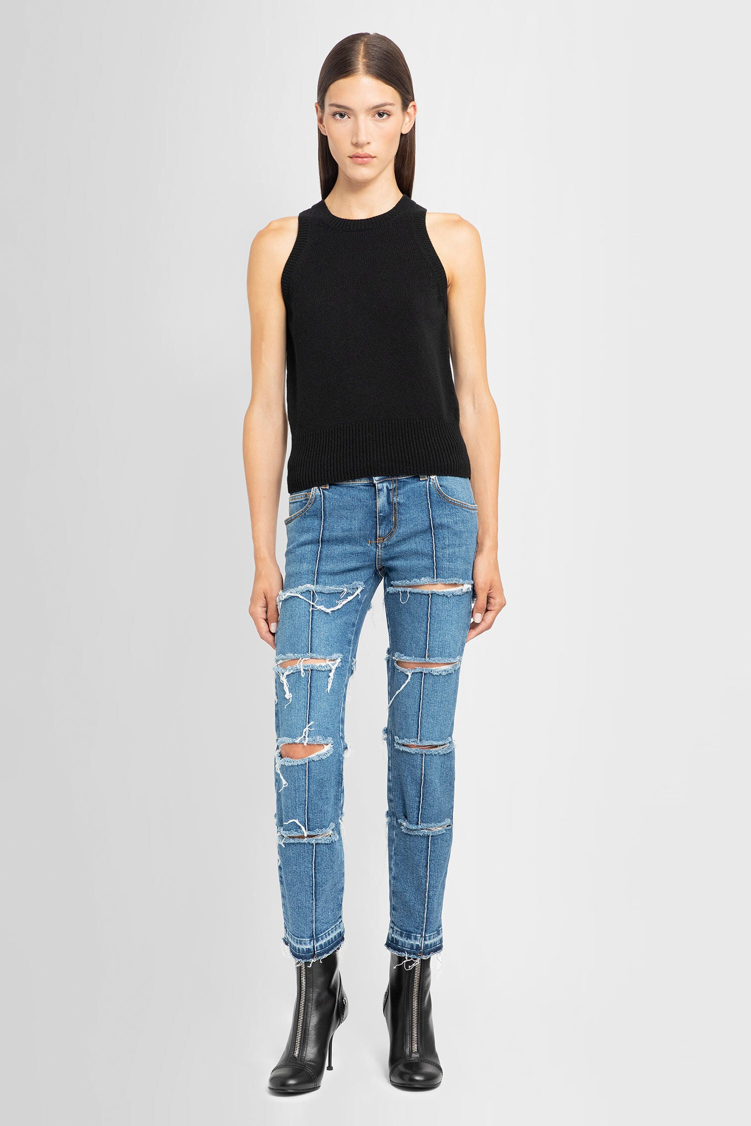 ALEXANDER MCQUEEN WOMAN BLUE JEANS