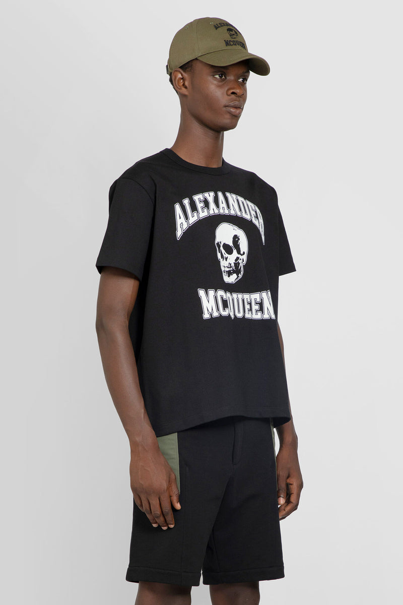 ALEXANDER MCQUEEN MAN BLACK T SHIRTS ALEXANDER MCQUEEN T