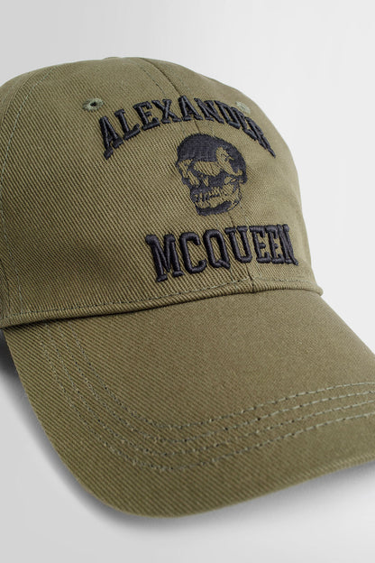 ALEXANDER MCQUEEN MAN GREEN HATS
