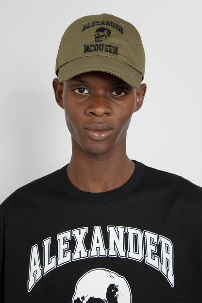 ALEXANDER MCQUEEN MAN GREEN HATS