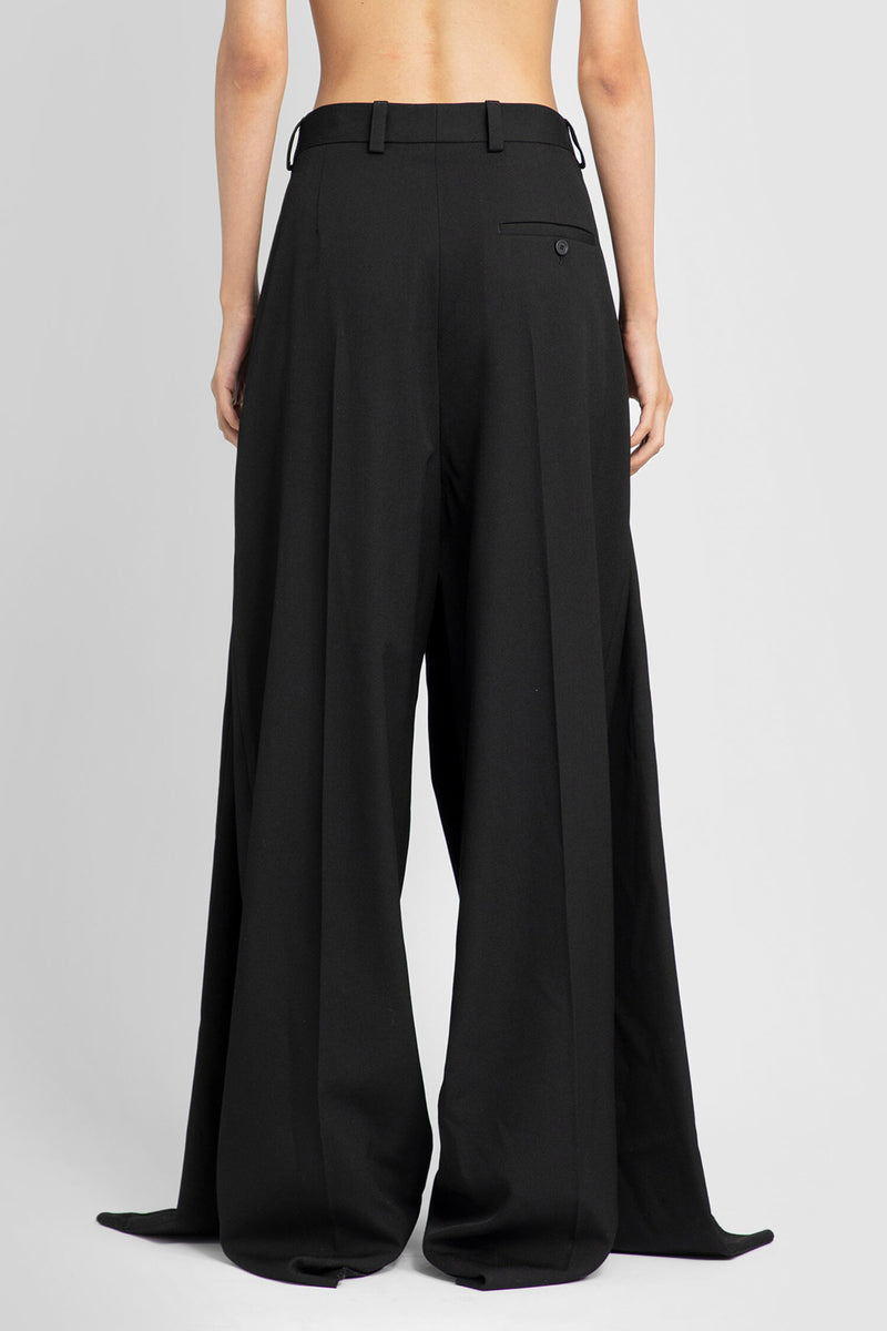 Balenciaga Knife Pleat Legging in Noir