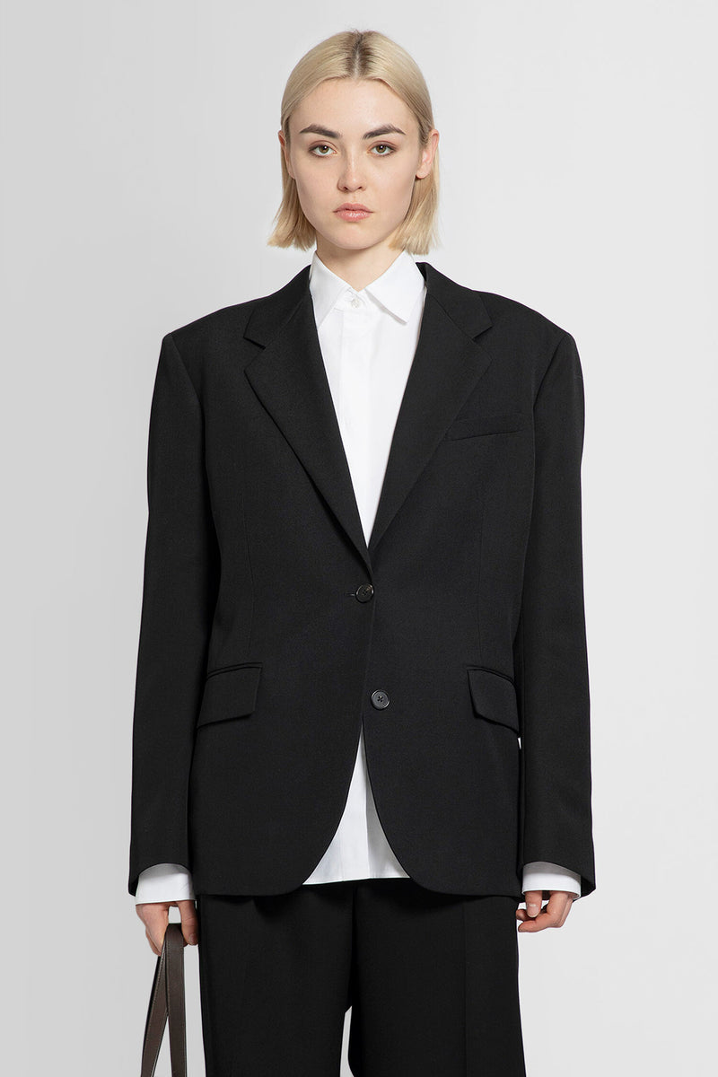 THE ROW WOMAN BLACK BLAZERS THE ROW BLAZERS Antonioli