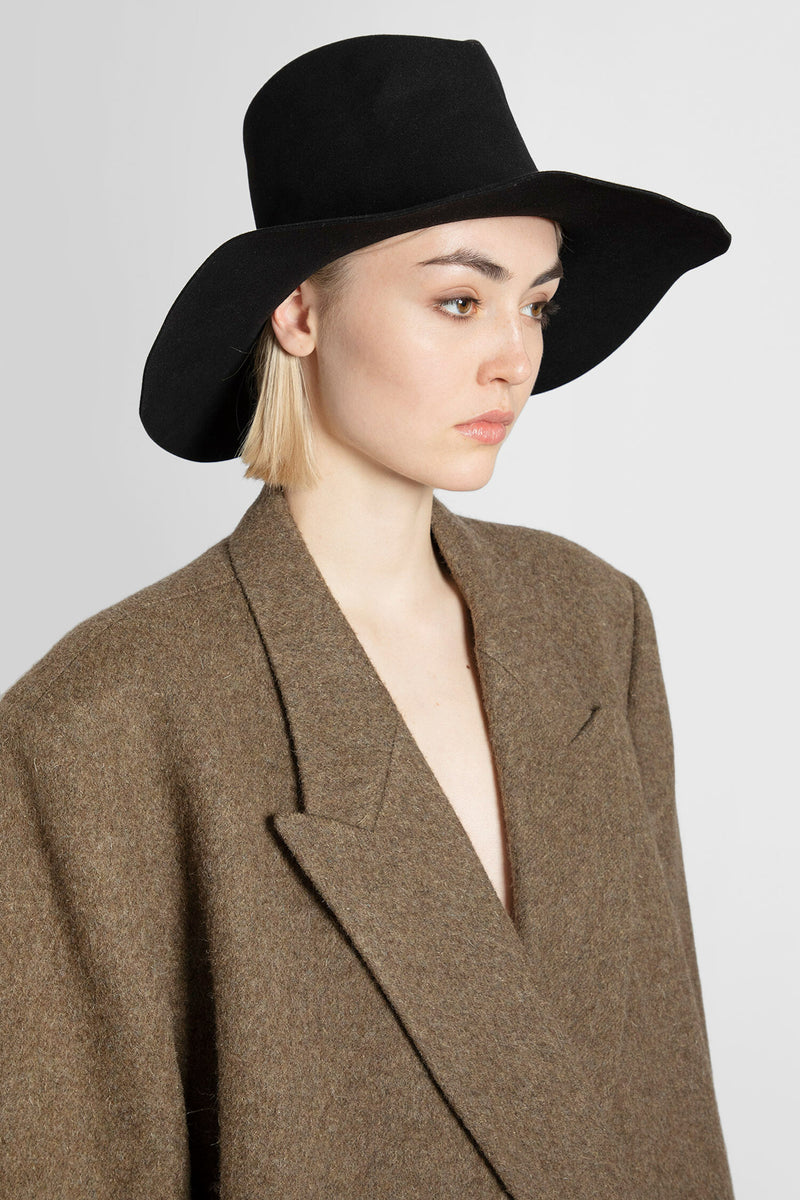 THE ROW WOMAN BLACK HATS THE ROW HATS Antonioli