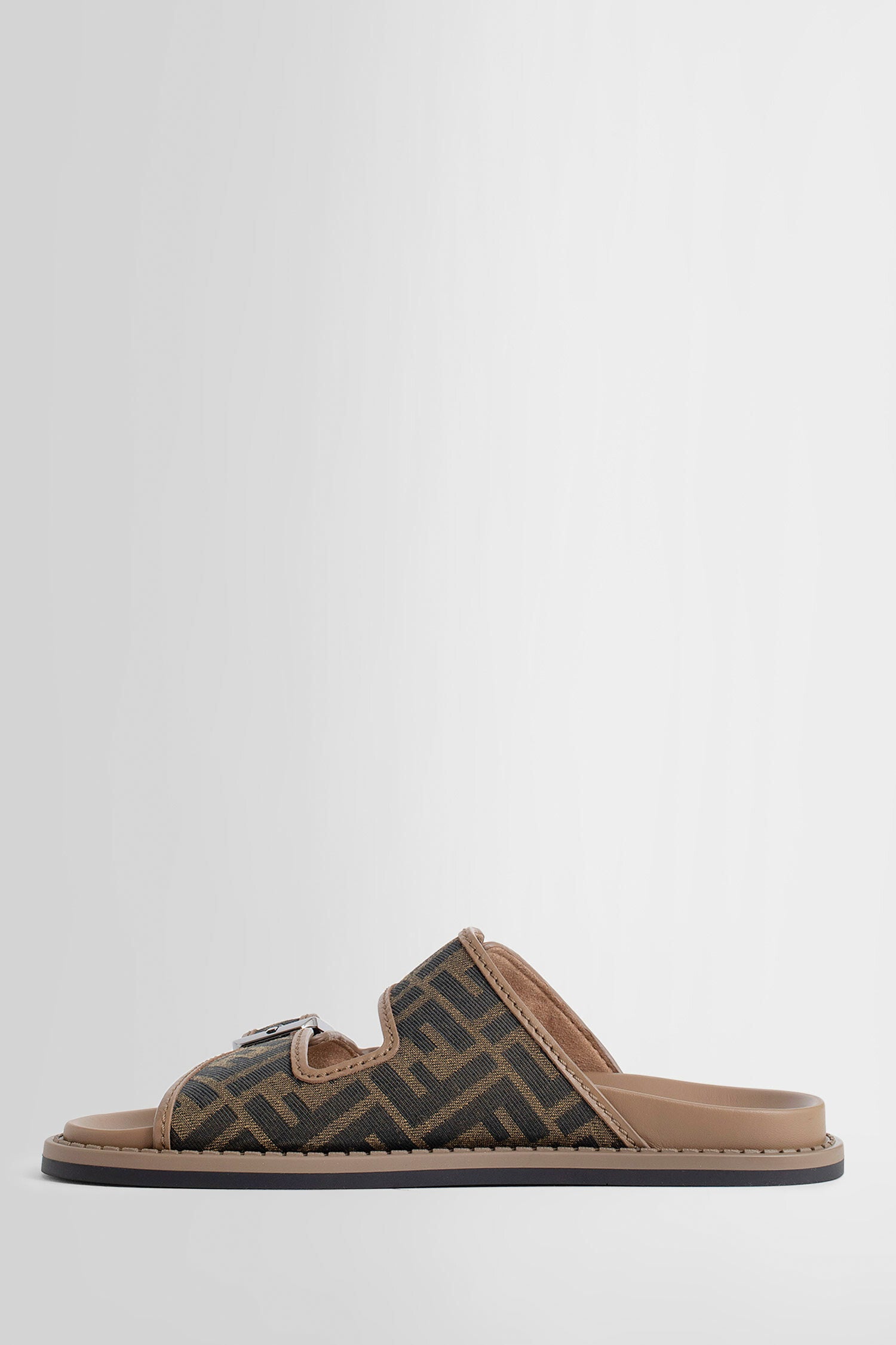 FENDI MAN BROWN SANDALS & SLIDES