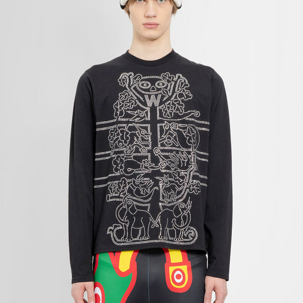 WALTER VAN BEIRENDONCK MAN BLACK T-SHIRTS - WALTER VAN BEIRENDONCK