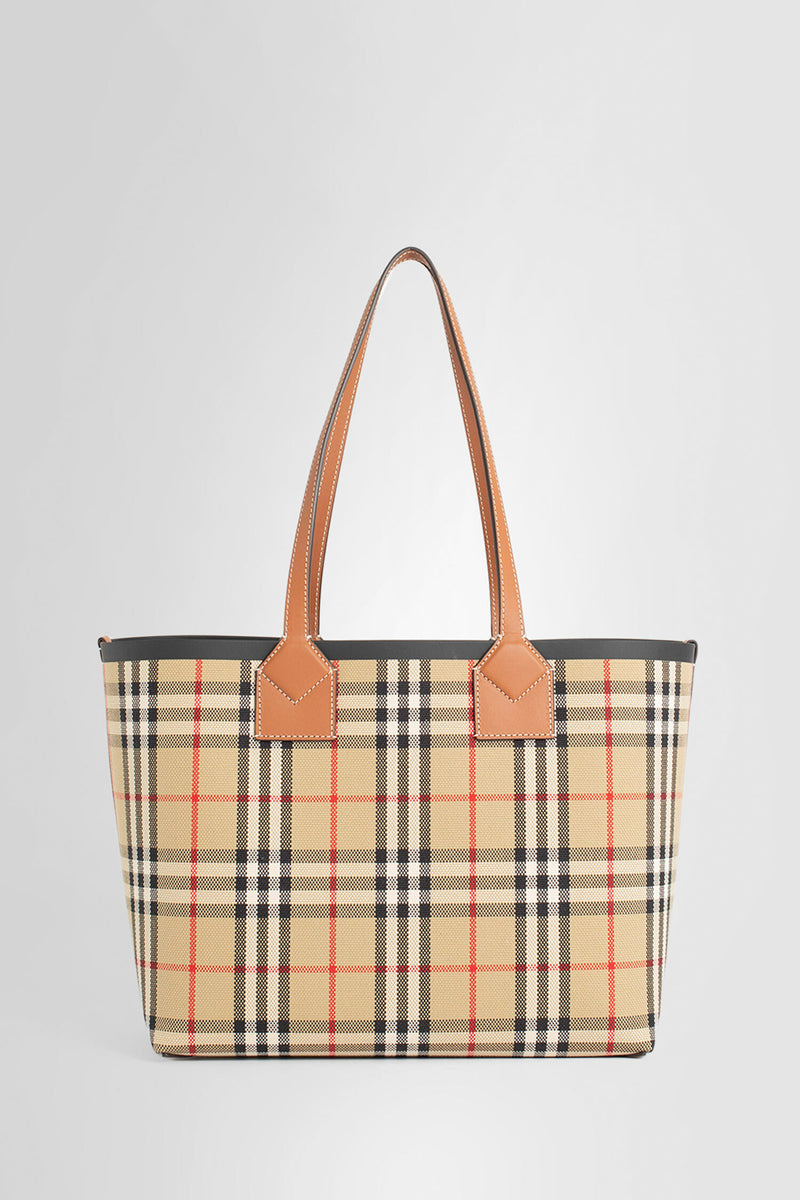 BURBERRY WOMAN BEIGE TOTE BAGS