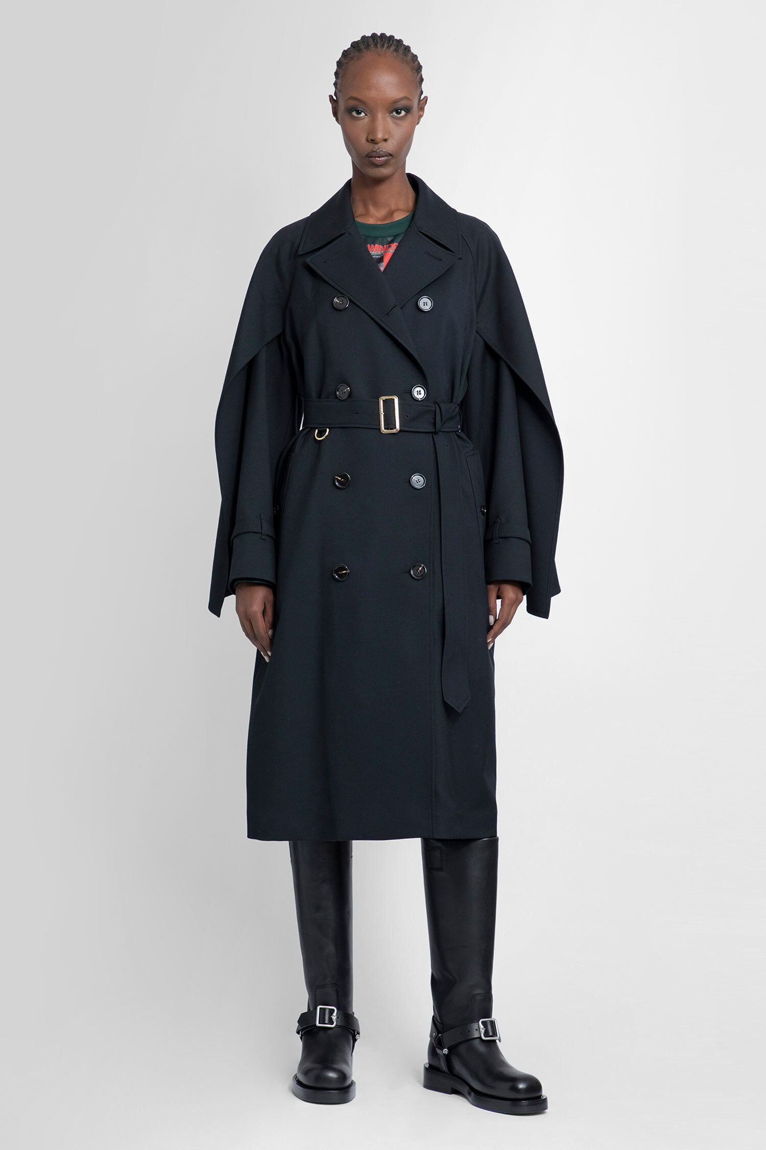 BURBERRY WOMAN BLACK COATS