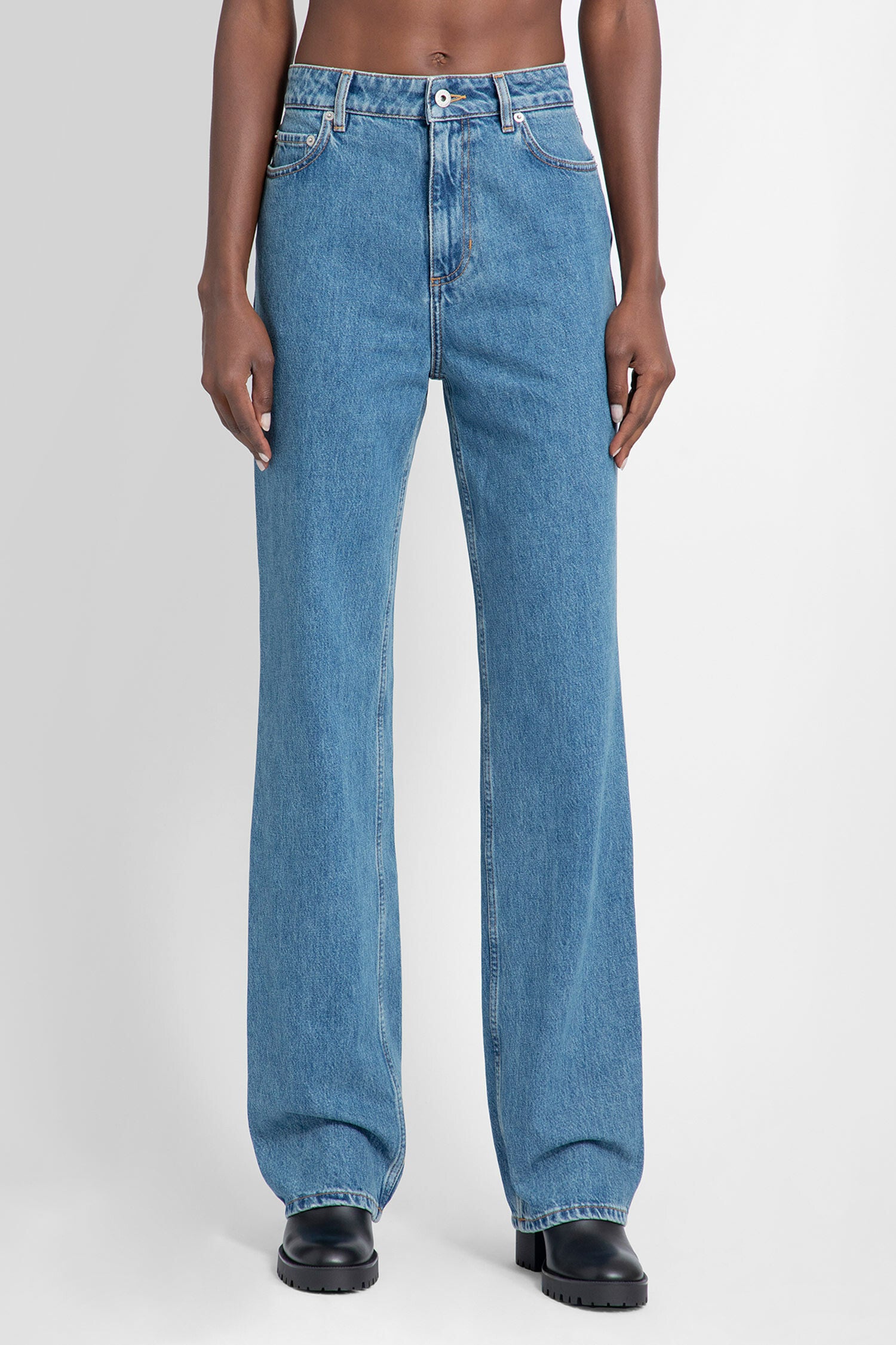 BURBERRY WOMAN BLUE JEANS