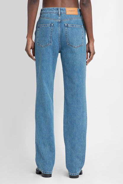 BURBERRY WOMAN BLUE JEANS