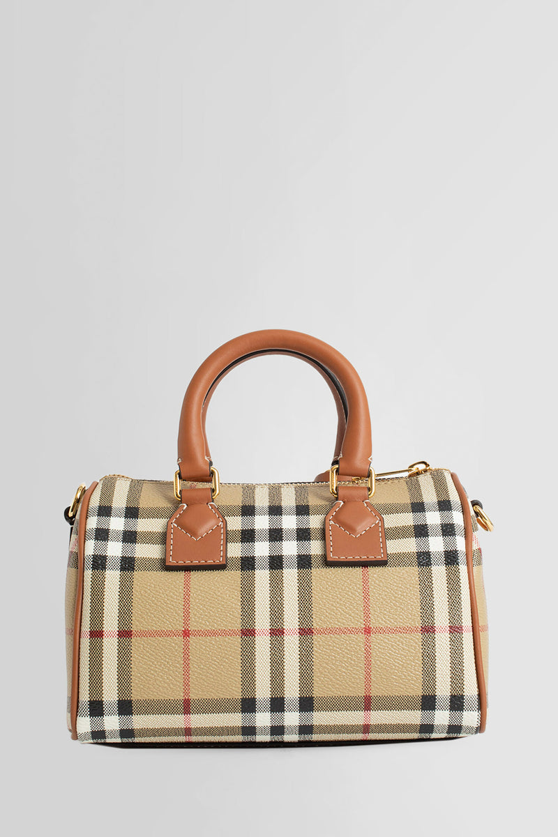 Bowling Bag - Burberry - Leather - Beige