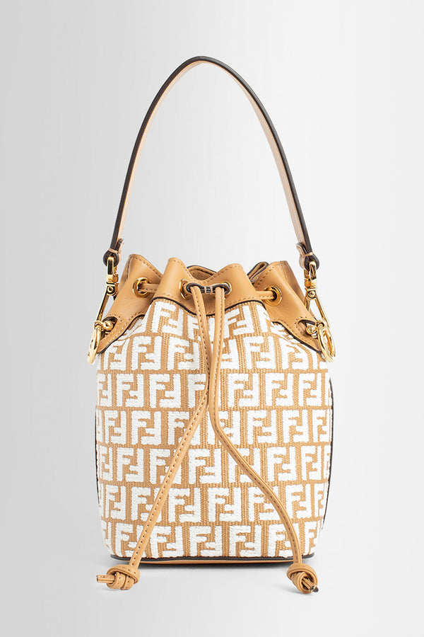 Fendi Mon tresor - Bucket bag for Woman - Beige - 8BS010AQ19-F1MB1