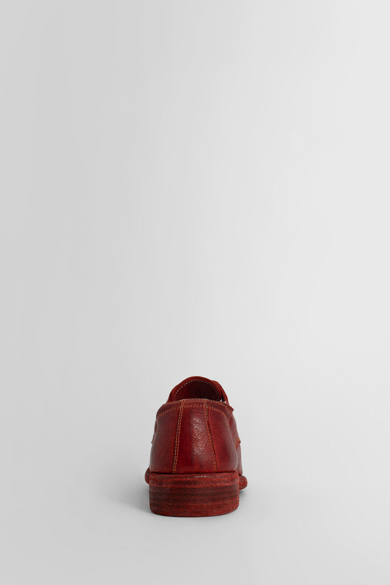 GUIDI WOMAN RED LACE-UPS