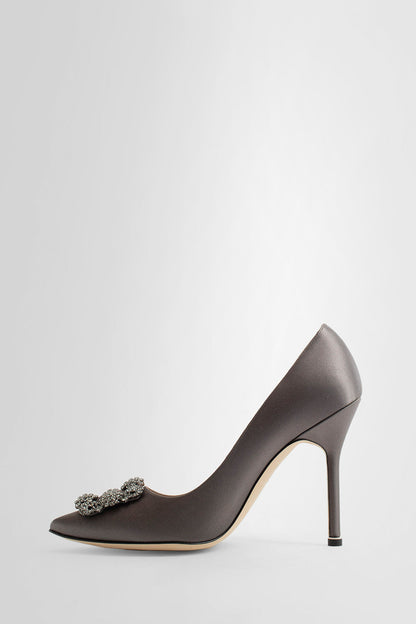 MANOLO BLAHNIK WOMAN GREY PUMPS