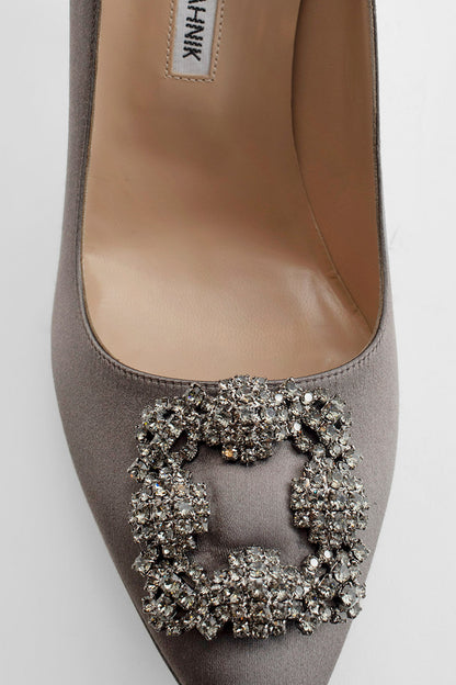 MANOLO BLAHNIK WOMAN GREY PUMPS