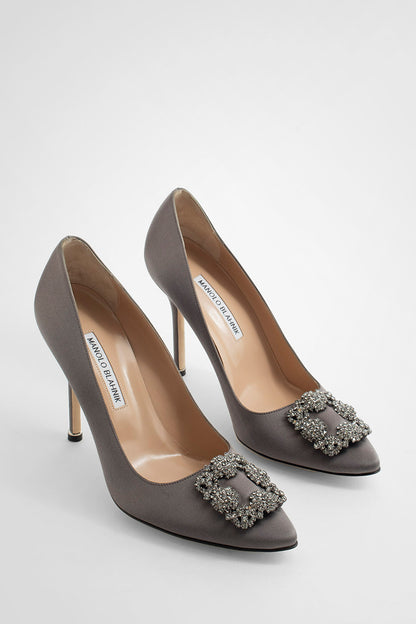 MANOLO BLAHNIK WOMAN GREY PUMPS