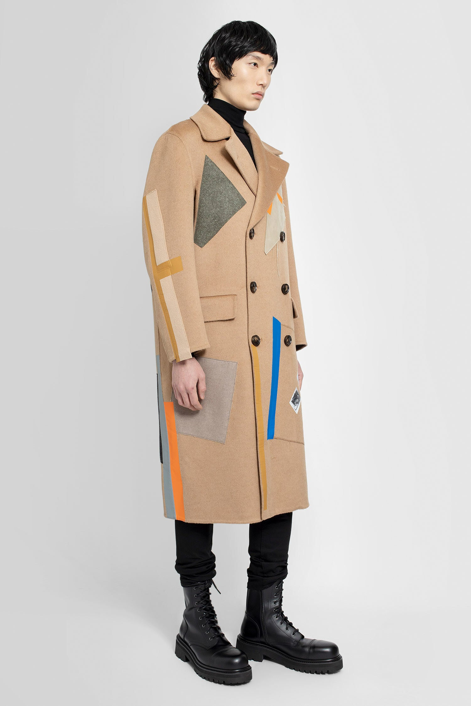 RAF SIMONS MAN BEIGE COATS