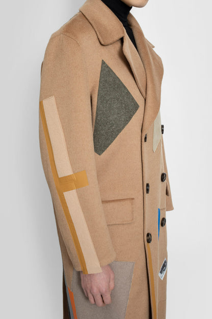 RAF SIMONS MAN BEIGE COATS