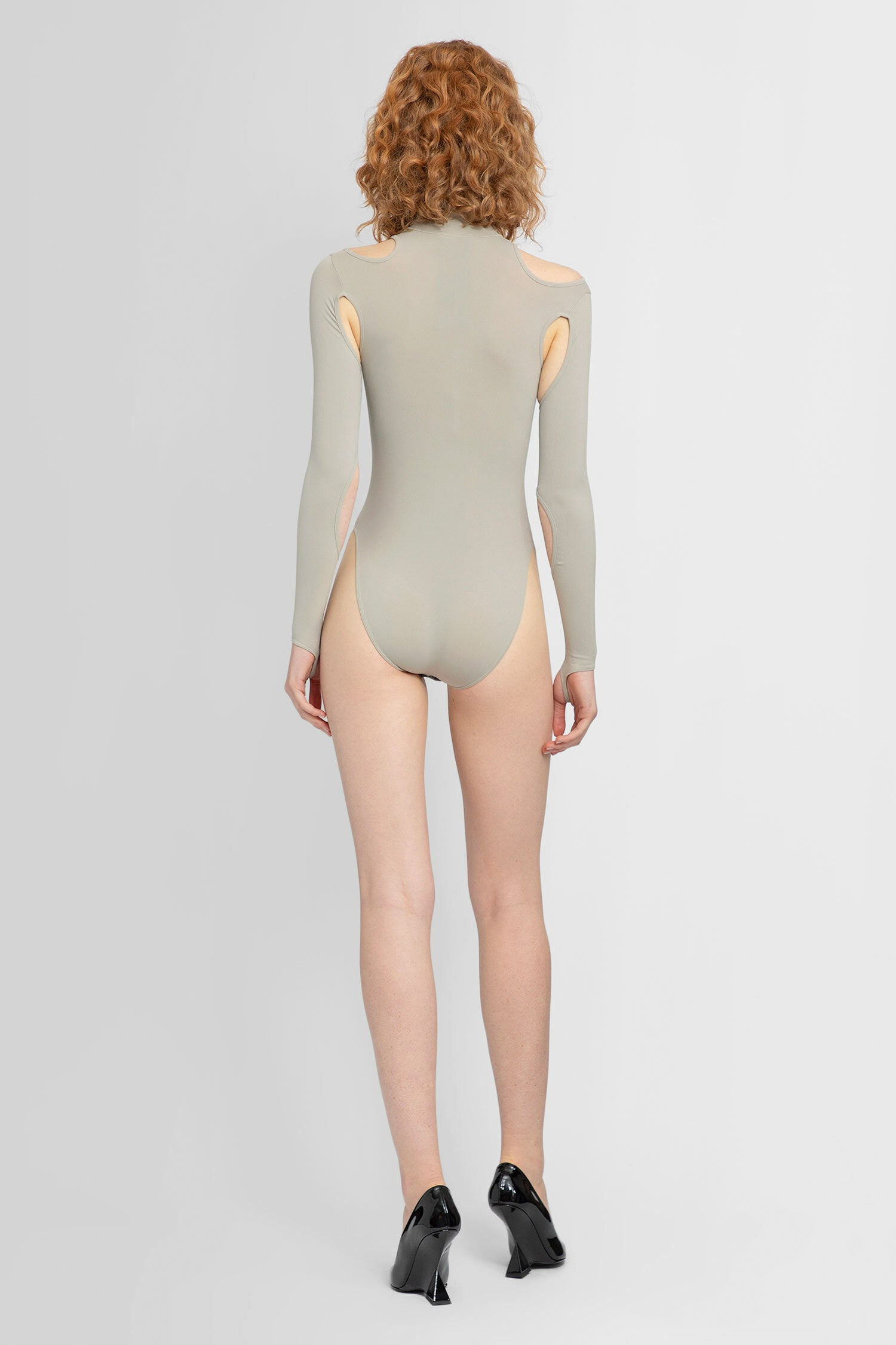 ANDREADAMO WOMAN BEIGE BODYSUITS