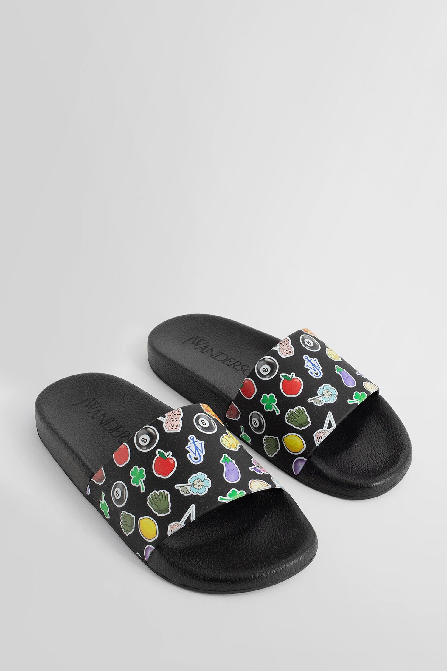 JW ANDERSON MAN BLACK SANDALS & SLIDES