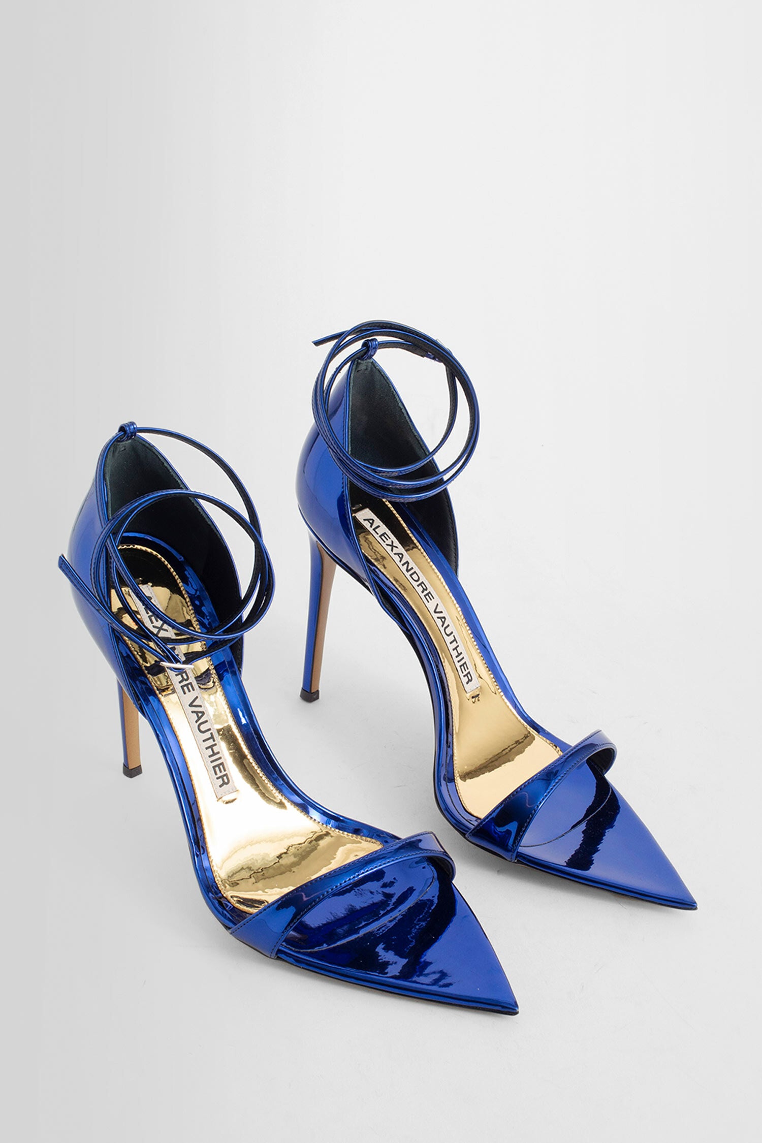 ALEXANDRE VAUTHIER WOMAN BLUE SANDALS & SLIDES