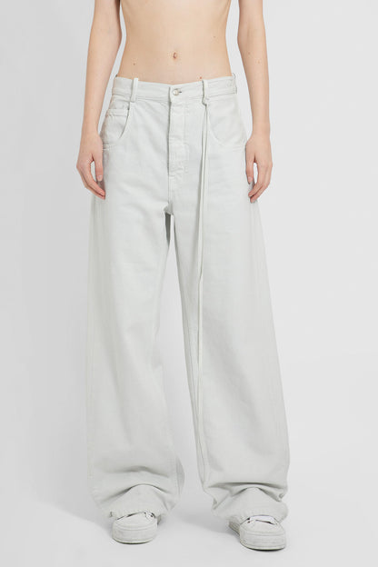 ANN DEMEULEMEESTER WOMAN GREY JEANS