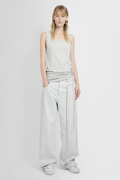 ANN DEMEULEMEESTER WOMAN GREY JEANS