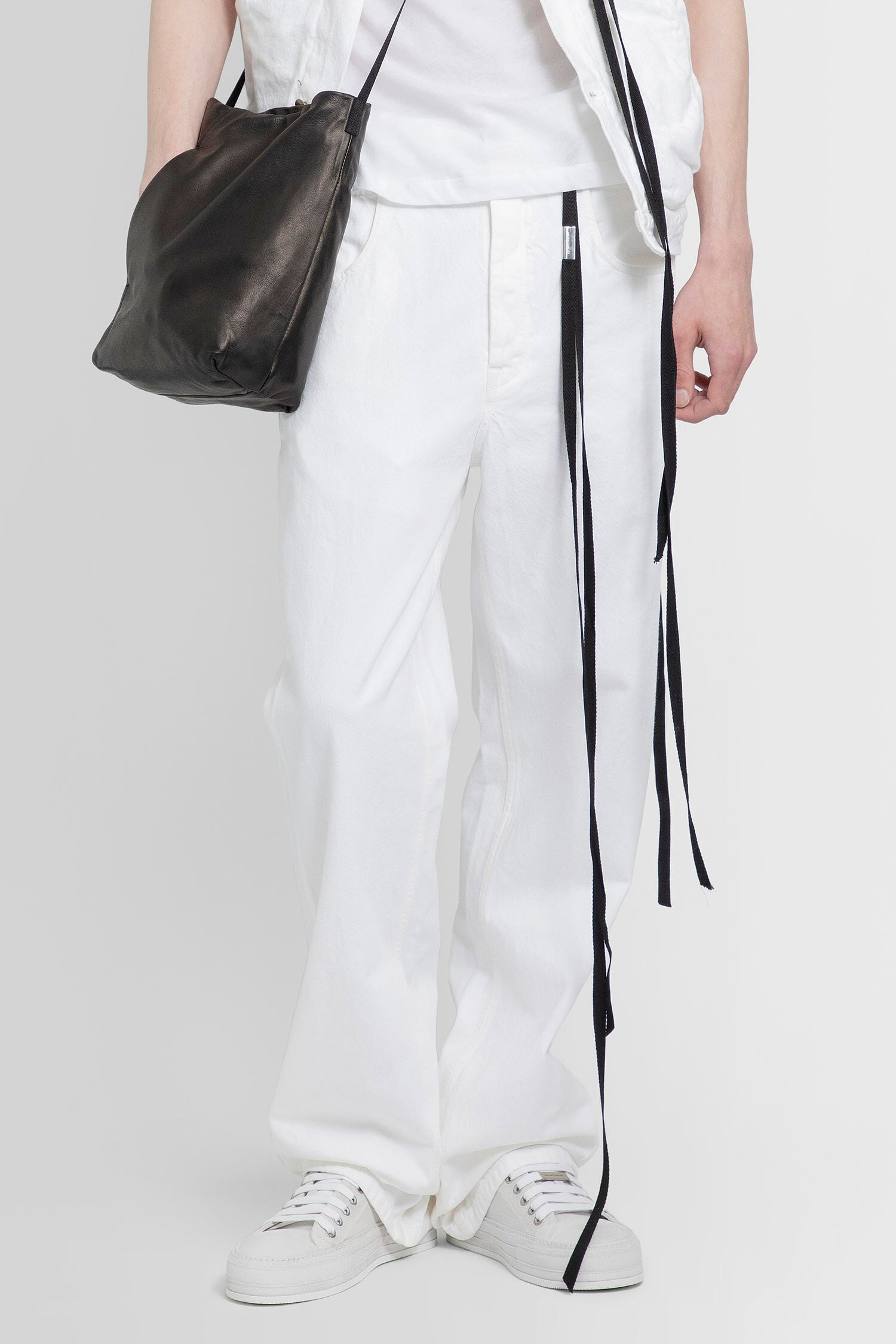 ANN DEMEULEMEESTER MAN WHITE JEANS