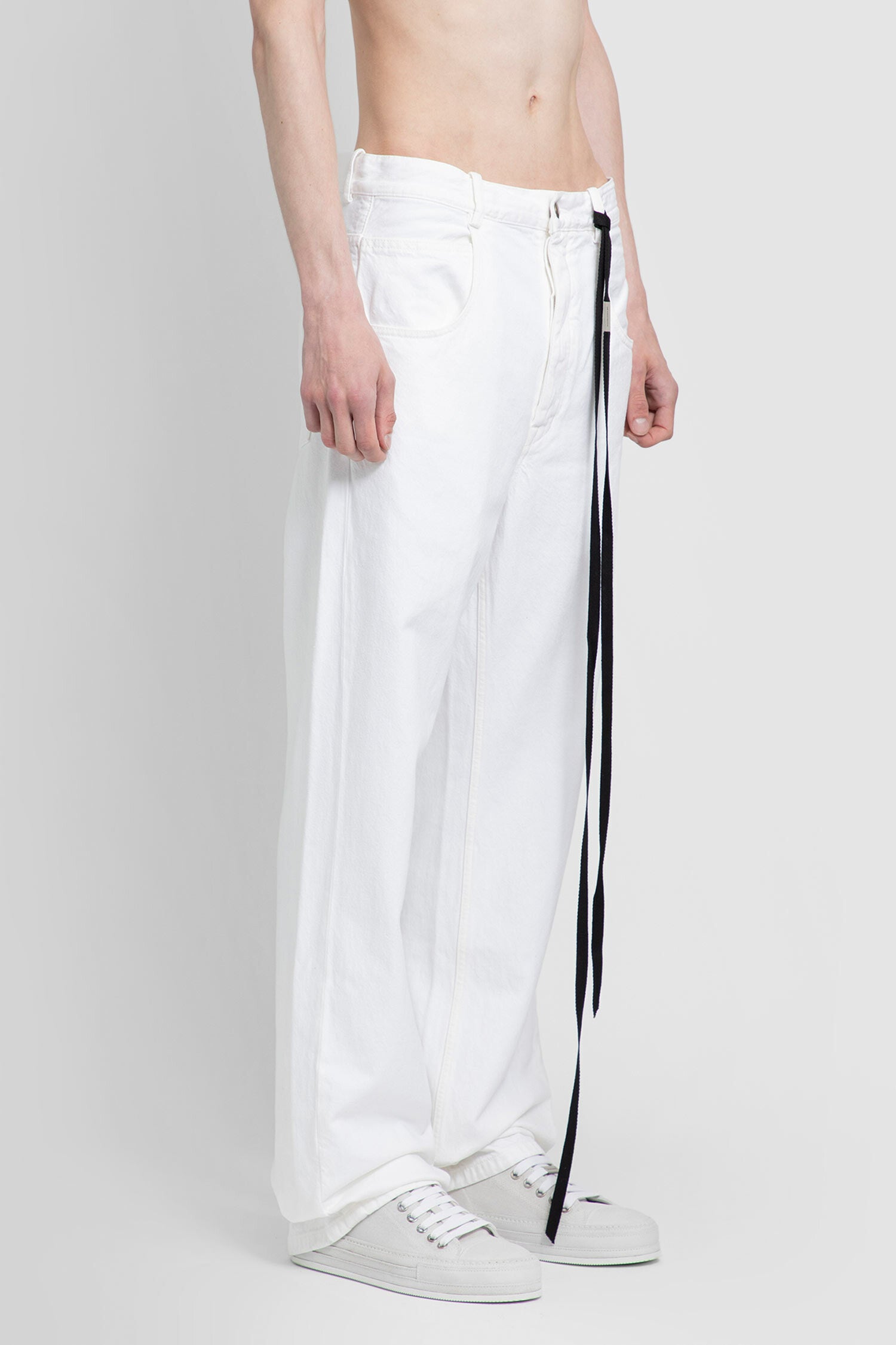 ANN DEMEULEMEESTER MAN WHITE JEANS