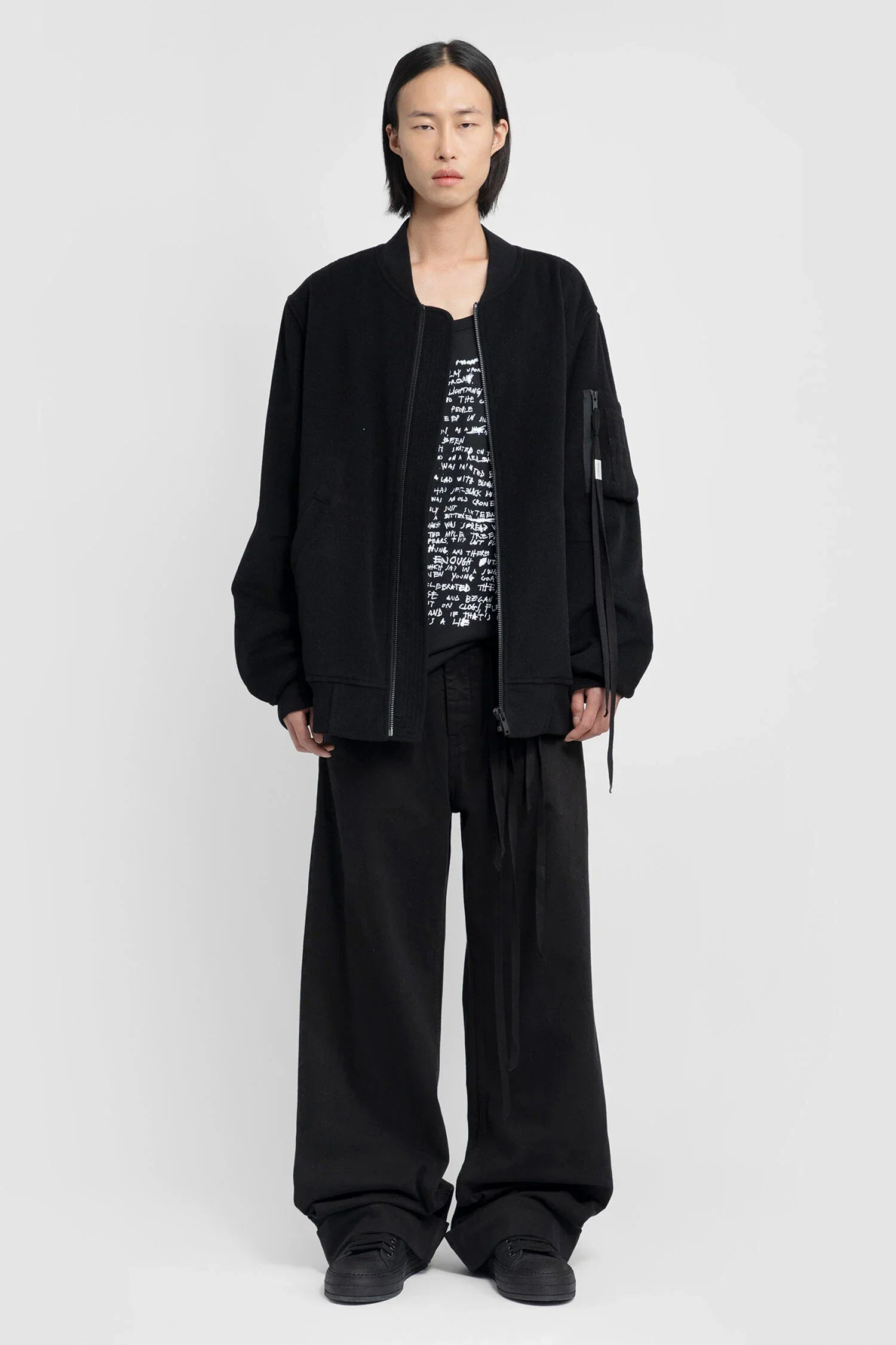 ANN DEMEULEMEESTER MAN BLACK JACKETS - Antonioli.eu