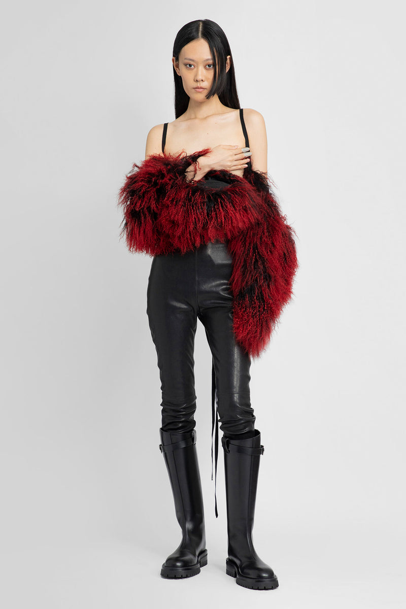 Ann demeulemeester 2024 red boots