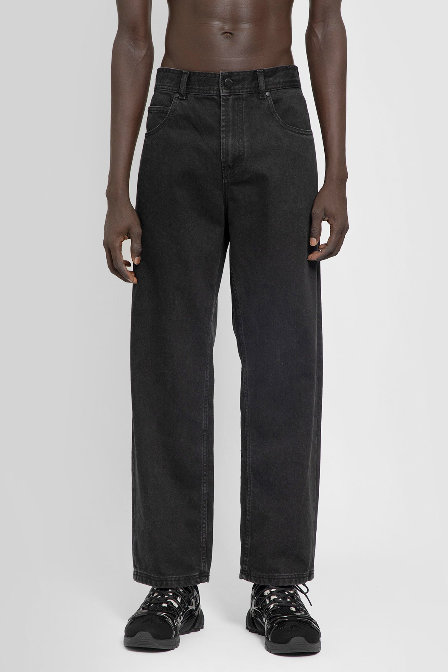 44 LABEL GROUP MAN BLACK JEANS