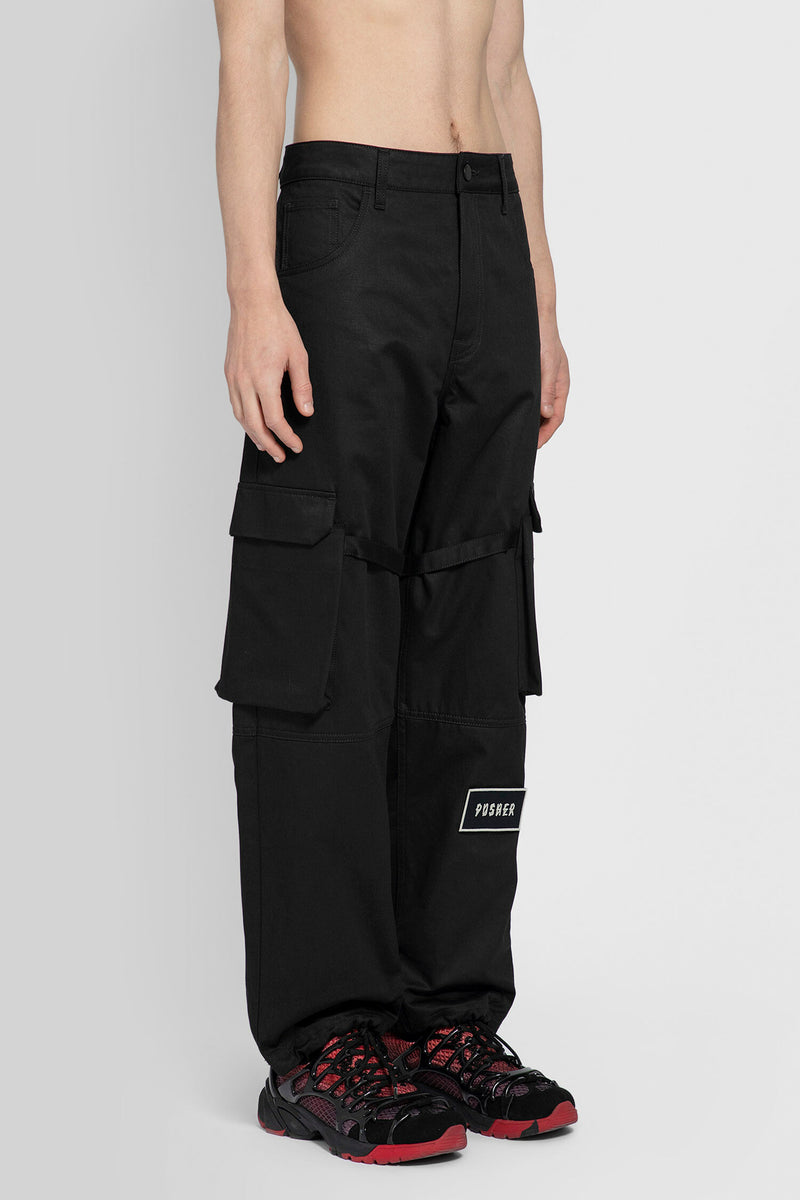 44 LABEL GROUP MAN BLACK TROUSERS