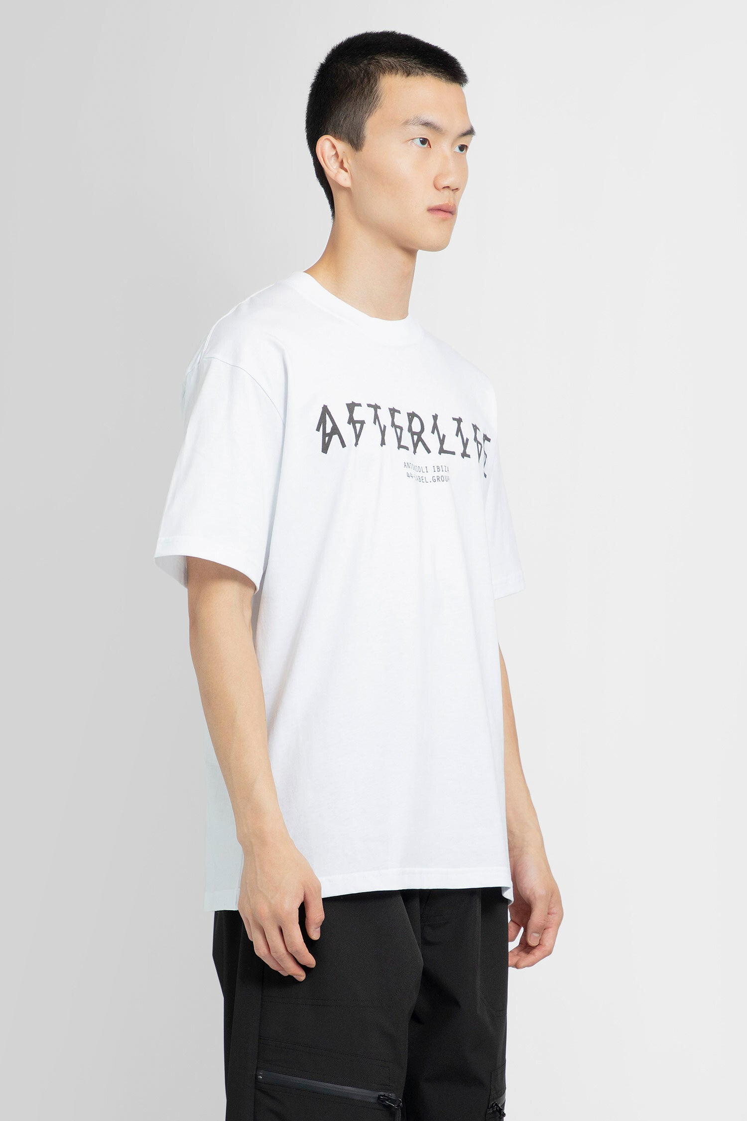 44 LABEL GROUP MAN WHITE T-SHIRTS