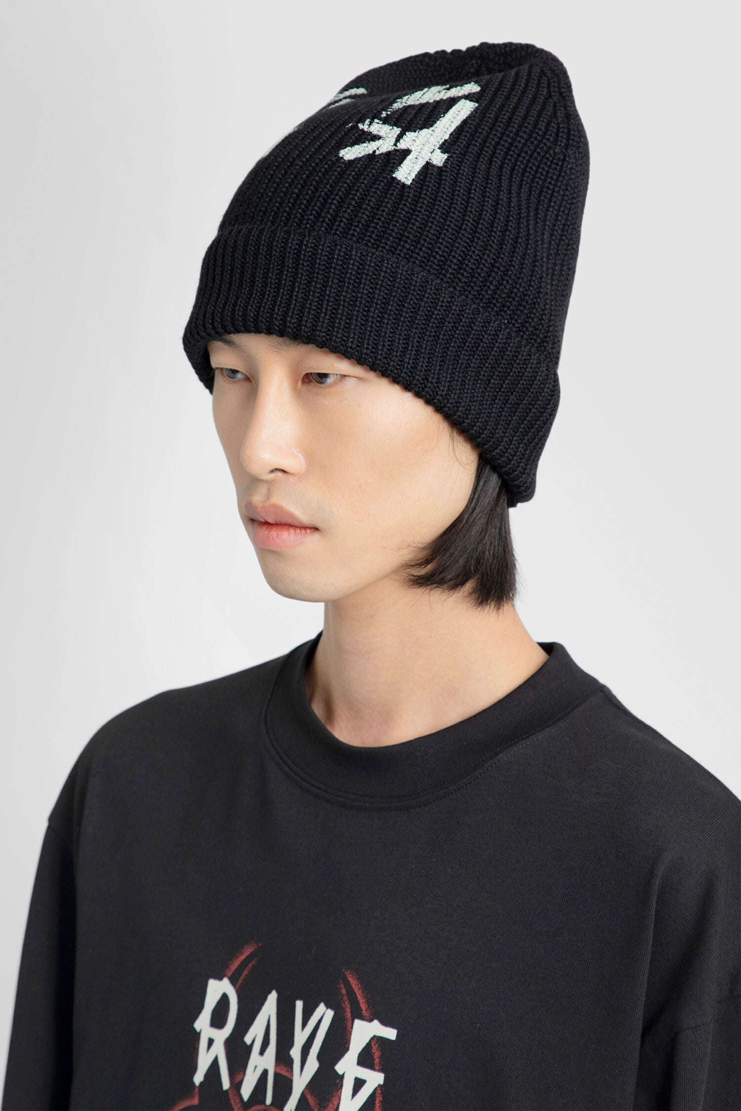 44 LABEL GROUP MAN BLACK HATS