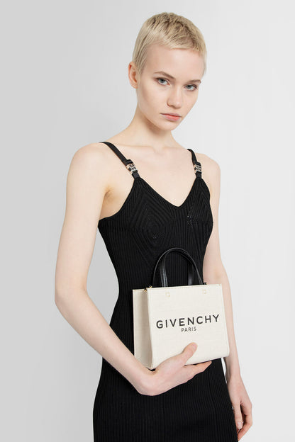 GIVENCHY WOMAN BEIGE TOP HANDLE BAGS