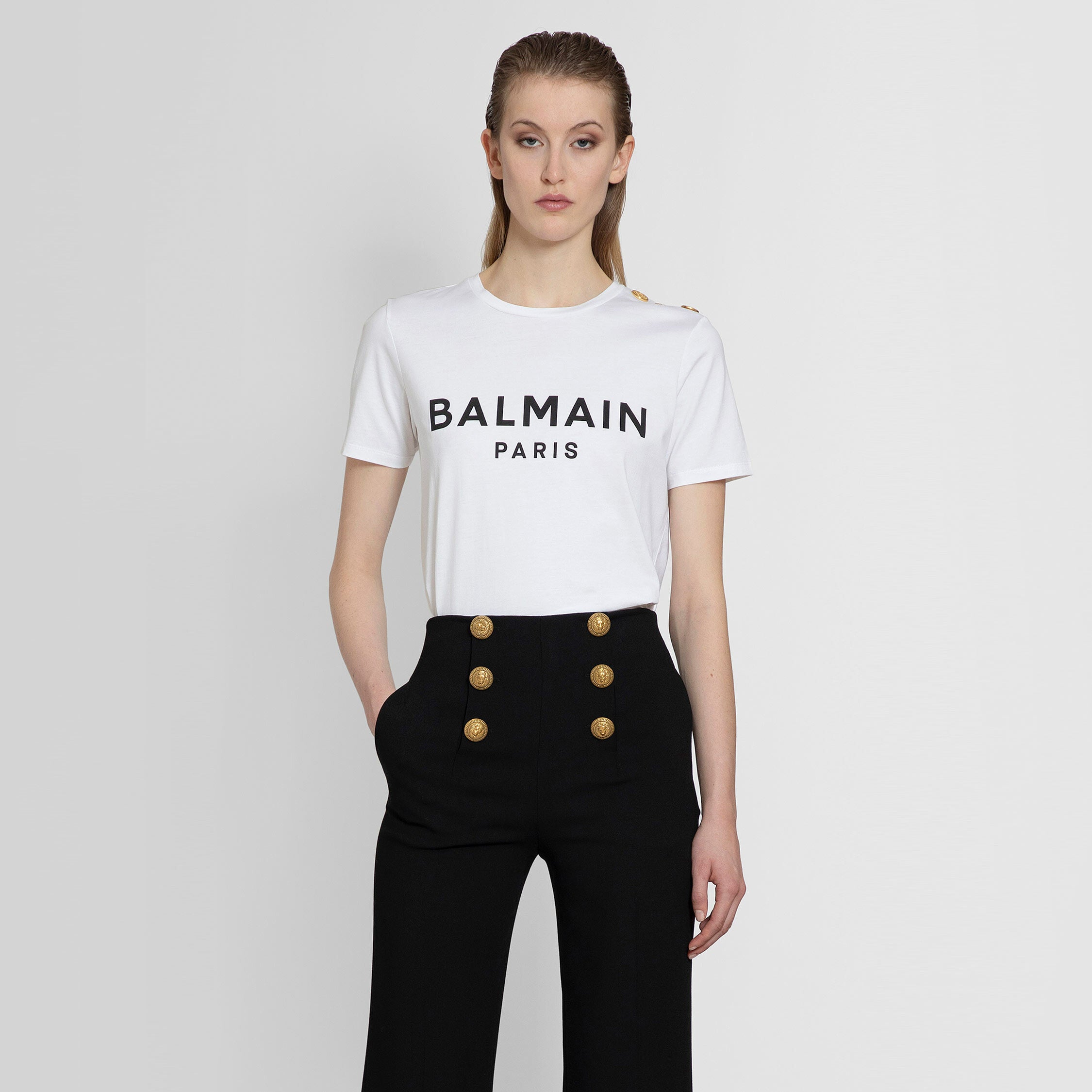 BALMAIN WOMAN T-SHIRTS - BALMAIN - T-SHIRTS | Antonioli