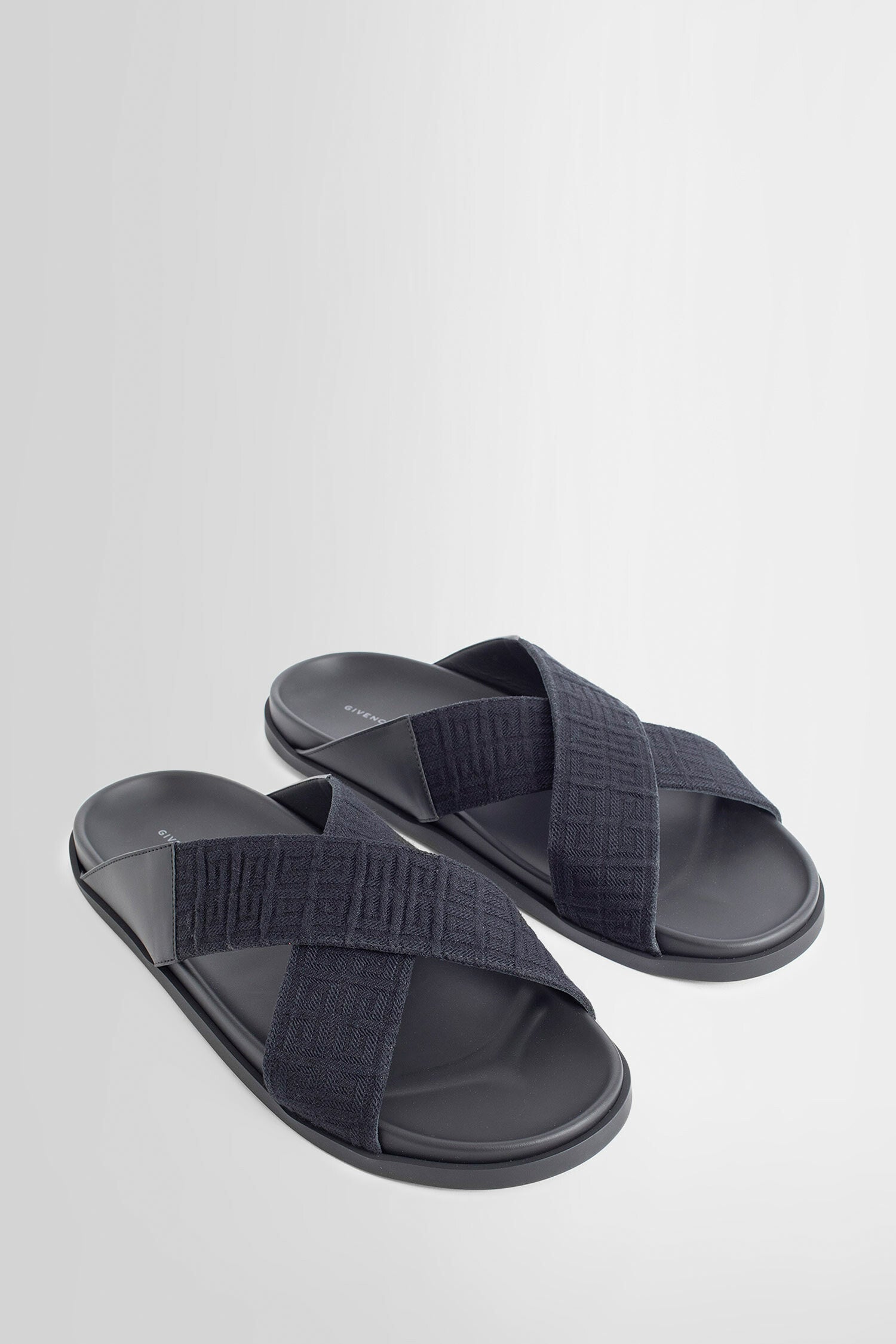 GIVENCHY MAN BLACK SANDALS & SLIDES