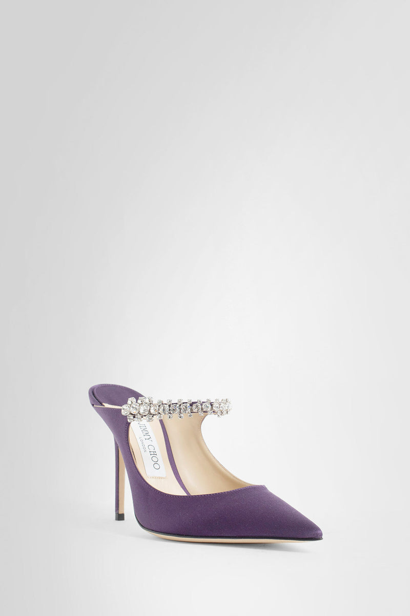 Buy Jimmy choo Anise 75 Stiletto Heeled Sandals | Purple Color Women | AJIO  LUXE