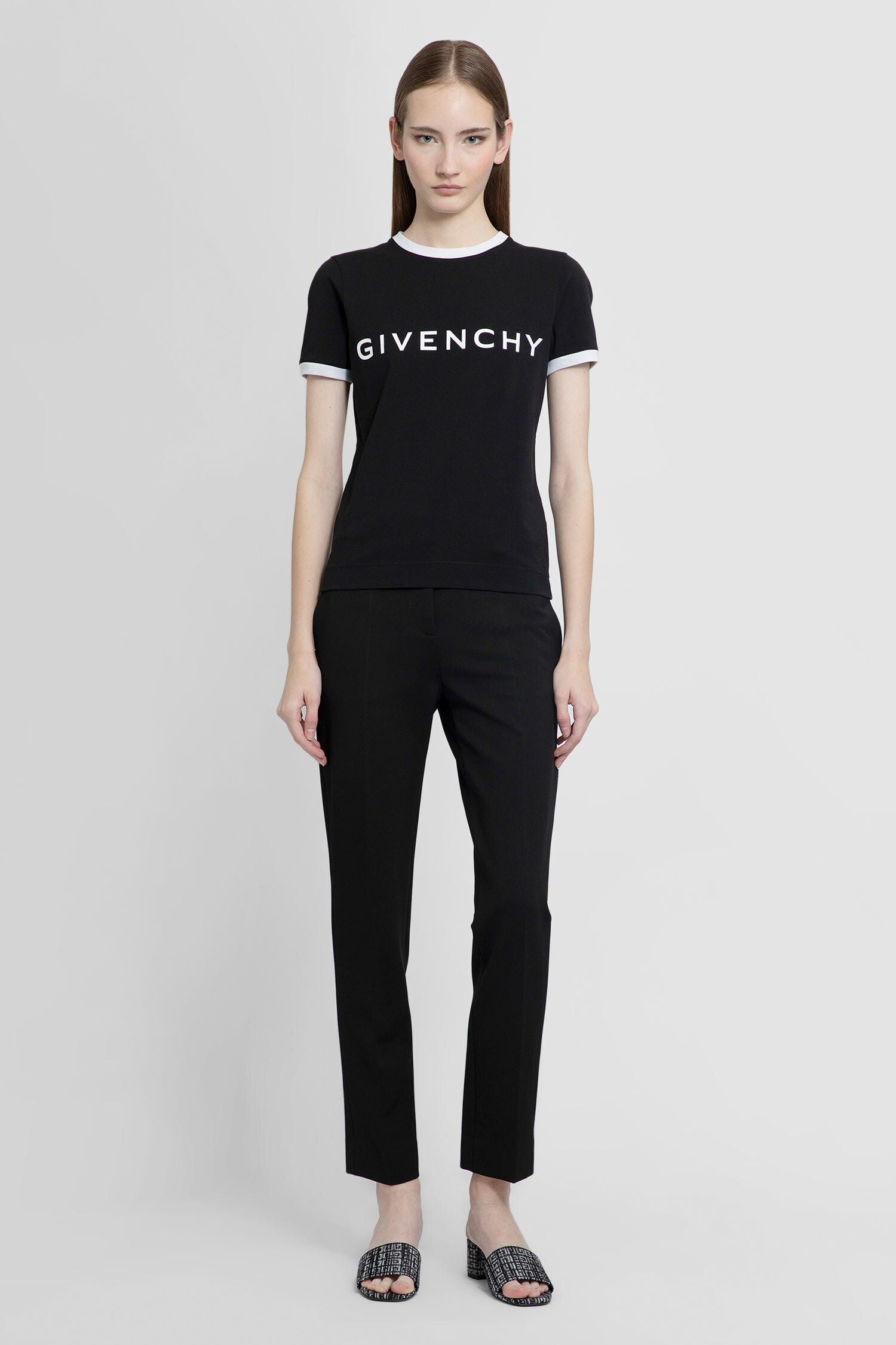 GIVENCHY WOMAN BLACK TROUSERS