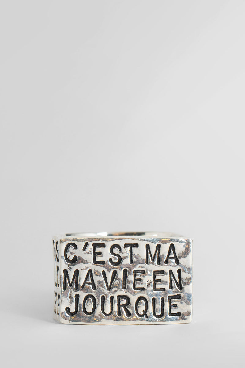 SERGE THORAVAL UNISEX SILVER RINGS
