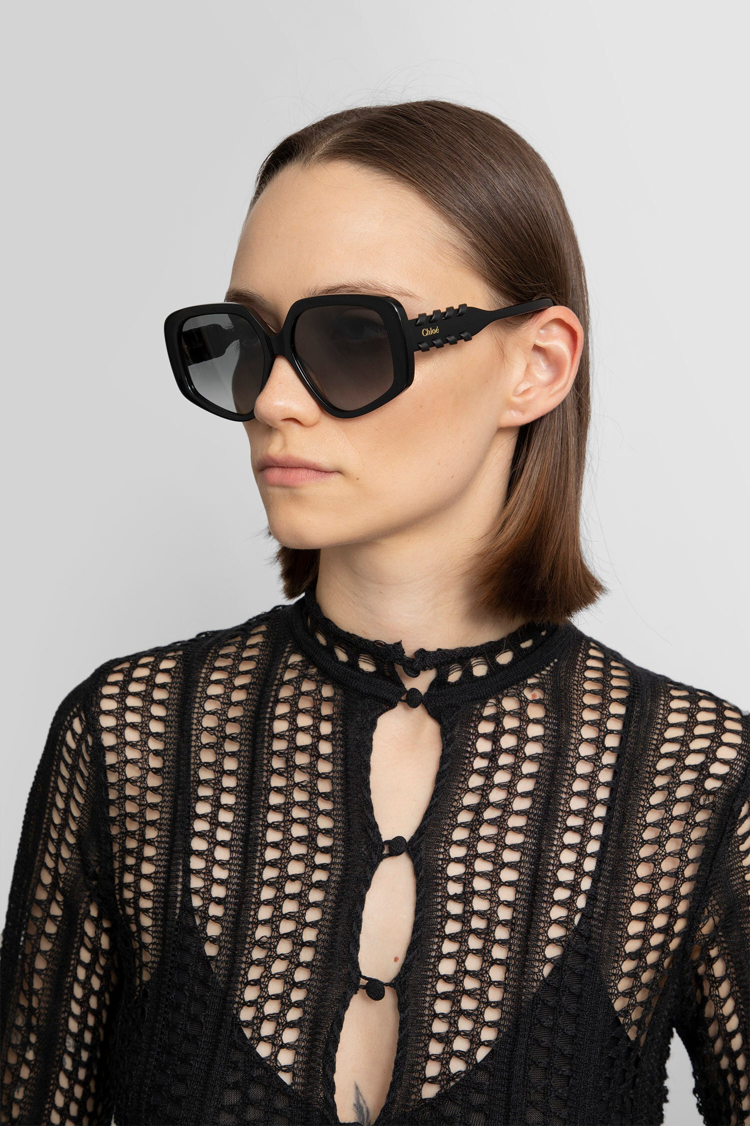 CHLOÉ WOMAN BLACK EYEWEAR